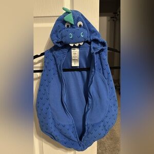 Blue dinosaur toddler costume
